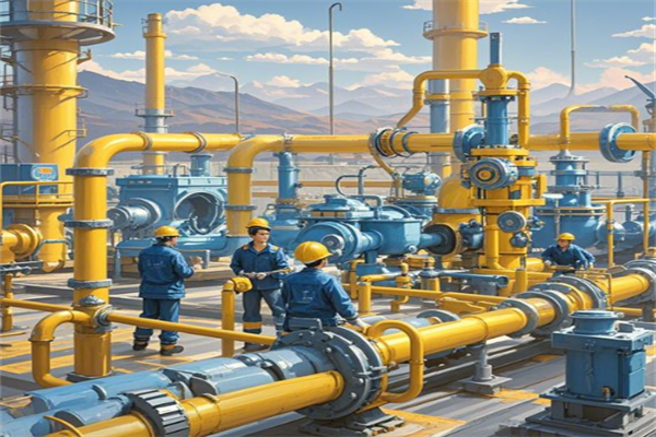 天然氣產(chǎn)業(yè)生產(chǎn)